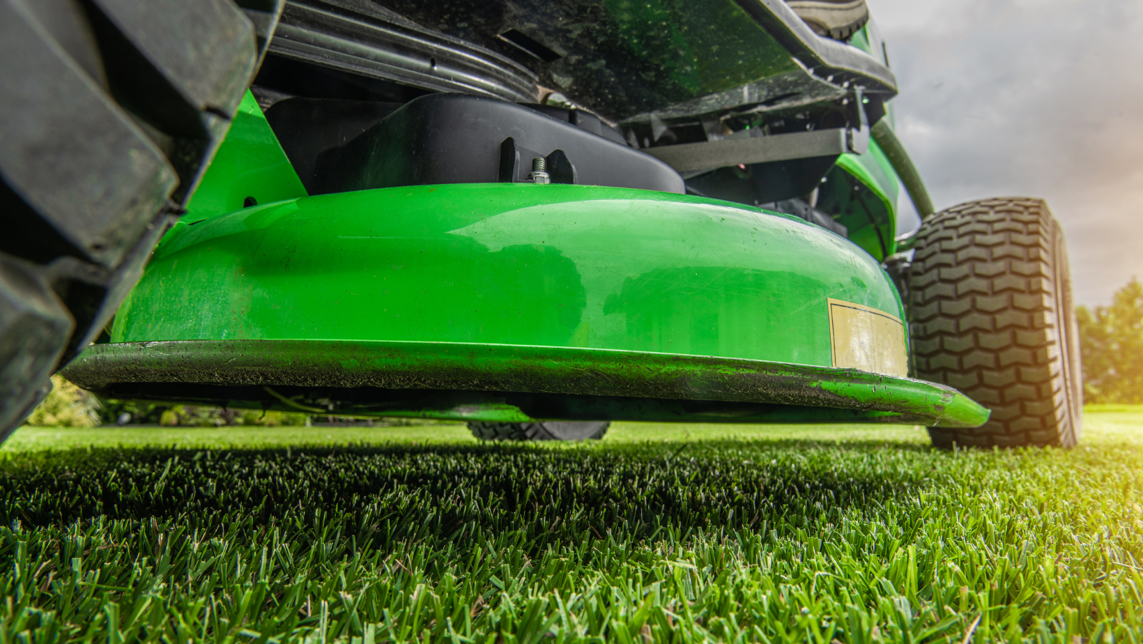 Routine lawn mowing service in Hudson NH neighborhood